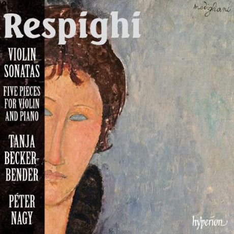 VIOLIN SONATAS & FIVE PIECES/ TANJA BECKER-BENDER, PETER NAGY [레스피기: 바이올린 소나타, 5개의 소품]