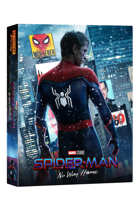 스파이더맨: 노 웨이 홈 4K UHD+BD [A2 풀슬립 스틸북 넘버링 한정판] [SPIDER-MAN: NO WAY HOME]