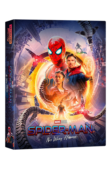 스파이더맨: 노 웨이 홈 4K UHD+BD [B1 렌티큘러 풀슬립 스틸북 넘버링 한정판] [SPIDER-MAN: NO WAY HOME]