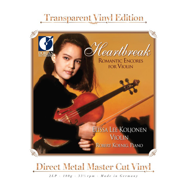 HEARTBREAK: ROMANTIC ENCORES FOR VIOLIN [바이올린 소품집 '상심' - 엘리사 리 콜조넨][TRANSPARENT LP]