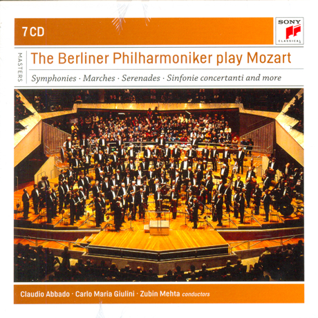 THE BERLINER PHILHARMONIKER PLAY MOZART/ ZUBIN METHA [MASTERS]