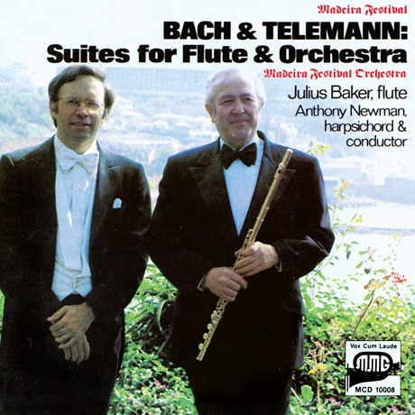 SUITES FOR FLUTE & ORCHESTRA/ JULIUS BAKER, ANTHONY NEWMAN [바흐: 모음곡 2번 & 텔레만: 모음곡 A단조]