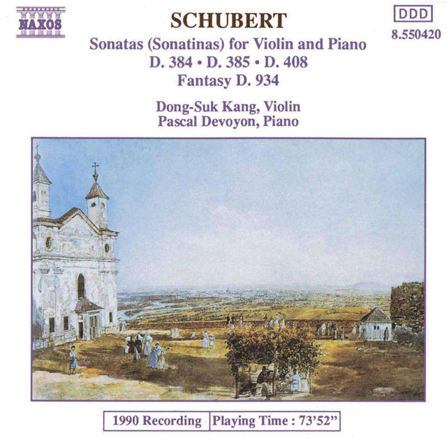SONATAS FOR VIOLIN AND PIANO K384.385.408/ DONG-SUK KANG, PASCAL DEVOYON [슈베르트: 바이올린 소나타 - 강동석, 파스칼 드봐이용]