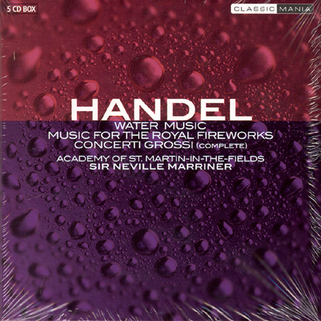 WATER MUSIC ETC/ NEVILLE MARRINER