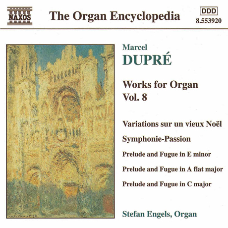 WORKS FOR ORGAN VOL.8/ STEFAN ENGELS [뒤프레: 오르간 음악 8집 - 슈테판 엥겔스]