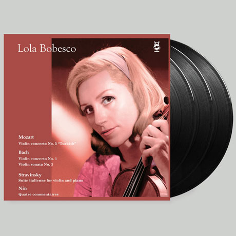 MOZART, BACH, STRAVINSKY, NIN: VIOLIN CONCERTOS & SONATAS [루마니아 방송국 방송녹음 전집 시리즈] [180G MONO LP] [한정반]