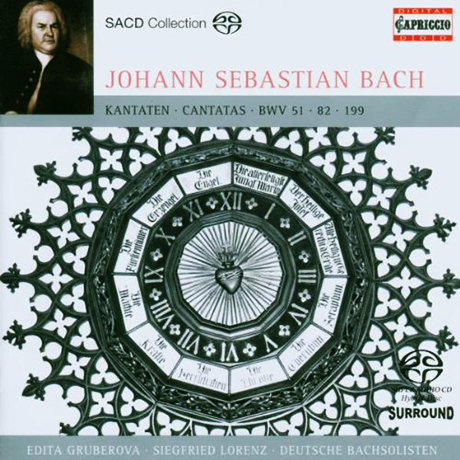 CANTATAS BWV 51, 82, 199/ EDITA GRUBEROVA, SIEGFRIED LORENZ [SACD HYBRID] [바흐: 칸타타 - 그루베로바, 로렌츠]