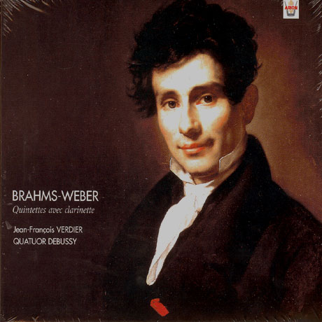 QUINTETTES AVEC CLARINETTE/ JEAN-FRANCOIS VERDIER, QUATUOR DEBUSSY [베버, 브람스: 클라리넷 오중주]