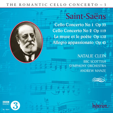 CELLO CONCERTOS/ NATALIE CLEIN, ANDREW MANZE [ROMANTIC CELLO CONCERTO 5]  [생상스: 낭만주의 첼로 협주곡 5]