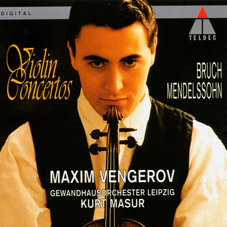 VIOLIN CONCERTOS/ MAXIM VENGEROV, KRUT MASUR [브루흐 & 멘델스존: 바이올린 협주곡 - 막심 벵게로프, 마주어]