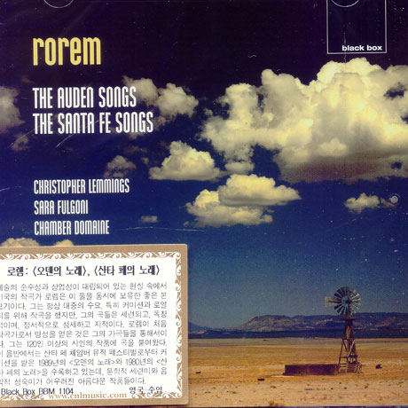 THE AUDEN SONGS/ THE SANTA FE SONGS/ LEMMINGS/ FULGONI/ CHAMBER DOMAINE