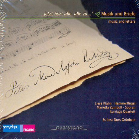 MUSIC AND LETTERS/ LIESE KLAHN, MARIETTA ZUMBULT, ITURRIAGA QUARTETT [멘델스존 선곡집 1집: 음악과 편지]