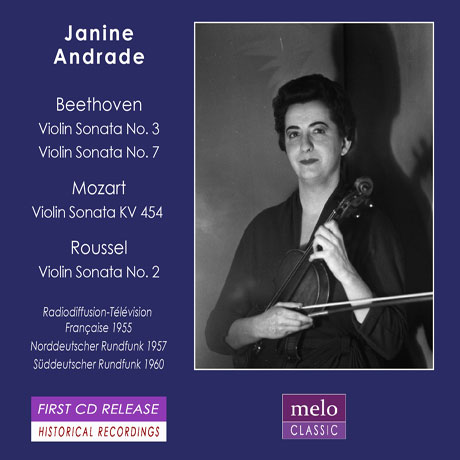 BEETHOVEN, MOZART, ROUSSEL VIOLIN SONATAS [재닌 앙드레데: 베토벤, 모차르트, 루셀 바이올린 소나타 - 1957, 1960 방송레코딩 & 실황]