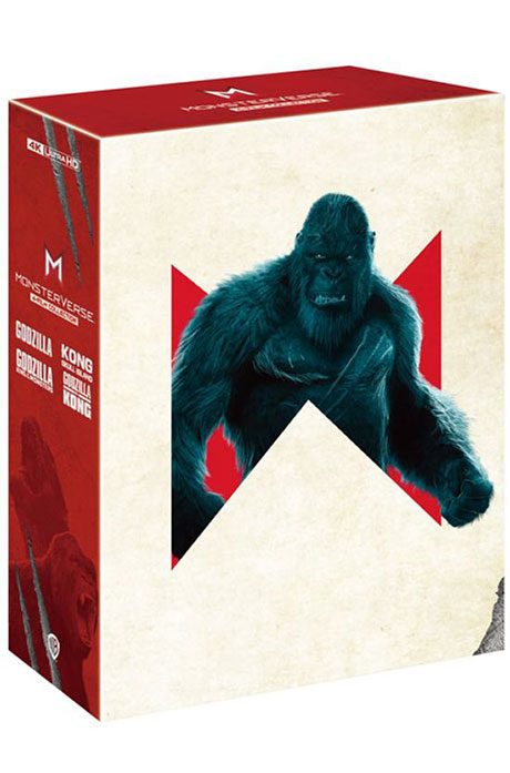 [12월 굿바이 박스셋 깜짝 할인] 몬스터버스 4필름 콜렉션 4K UHD+BD [슬립케이스] [MONSTERVERSE 4-FLIM COLLECTION]