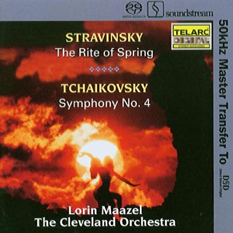 THE RITE OF SPRING & SYMPHONY NO.4/ LORIN MAAZEL [SACD HYBRID] [스트라빈스키: 봄의 제전 & 차이코프스키: 교향곡 4번 - 마젤]