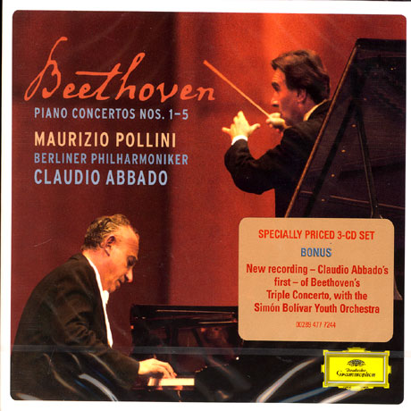 PIANO CONCERTOS NOS.1-5/ MAURIZIO POLLINI, CLAUDIO ABBADO