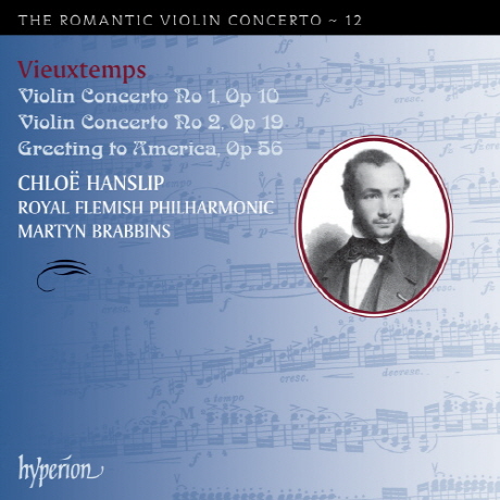 VIOLIN CONCERTOS 1 & 2/ CHLOE HANSLIP, MARTYN BRABBINS [THE ROMANTIC VIOLIN CONCERTO 12]