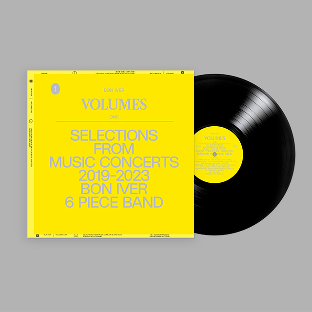 VOLUMES: ONE "SELECTIONS FROM MUSIC CONCERTS 2019-2023 BON IVER 6 PIECE BAND” [LP]