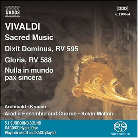 SACRED MUSIC 1/ JANE ARCHIBALD, KEVIN MALLON [SACD HYBRID] [비발디: 종교음악 1집]