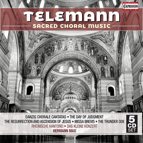 SACRED CHORAL MUSIC/ HERMANN MAX [텔레만: 종교음악 작품집 - 라인 교회 합창단, 헤르만 막스]