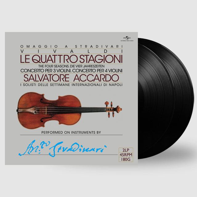 THE FOUR SEASONS/ SALVATORE ACCARDO [비발디: 사계 & 바이올린협주곡 - 살바토레 아카르도] [180G LP]
