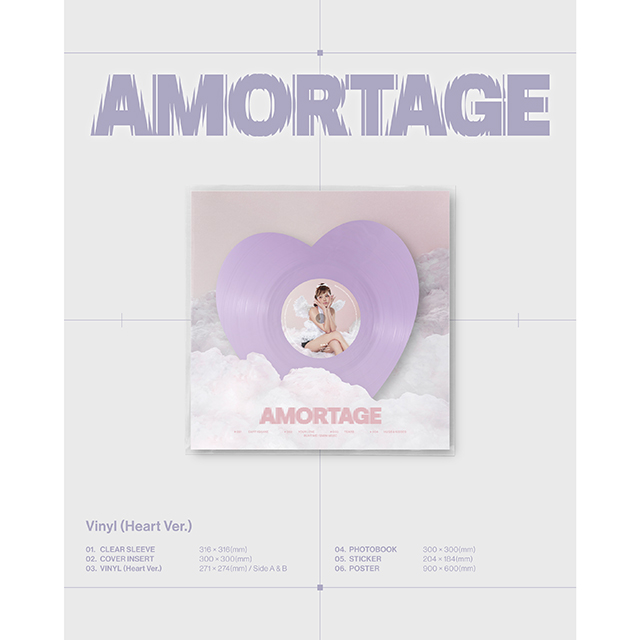 MINI ALBUM [AMORTAGE] VINYL [HEART VER]
