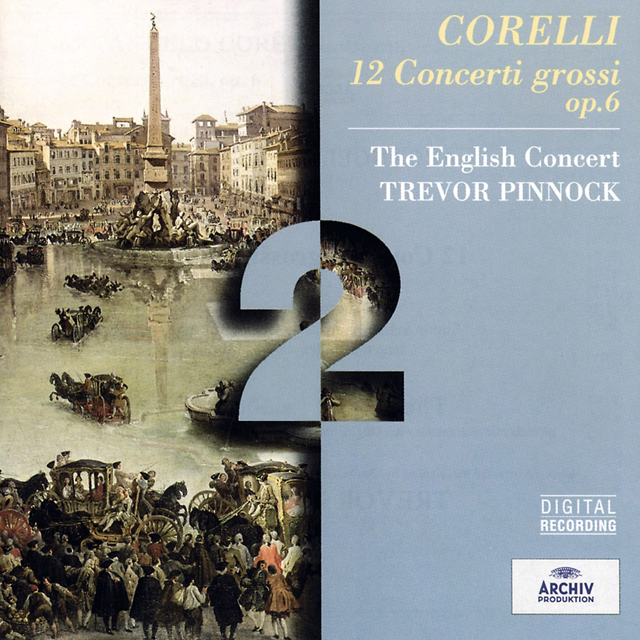 12 CONCERTI GROSSI OP.6/ THE ENGLISH CONCERT, TREVOR PINNOCK [코렐리: 합주 협주곡 - 잉글리시 콘소트, 피노크]