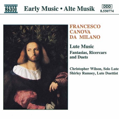 LUTE MUSIC: FANTASIAS, RICERCARS AND DUETS/ CHRISTOPHER WILSON, SHIRLEY RUMSEY [밀라노: 류트 음악 - 크리스토퍼 윌슨]