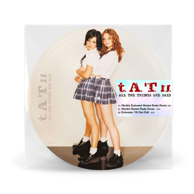 ALL THE THINGS SHE SAID [PICTURE SINGLE LP]