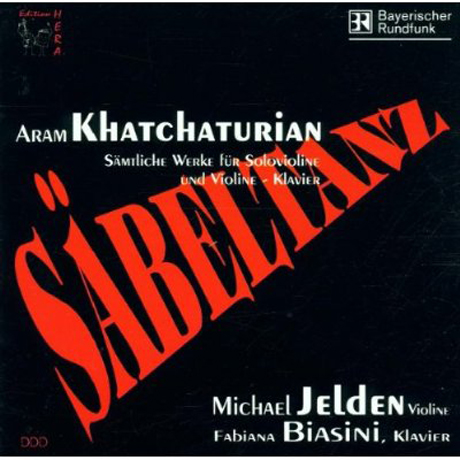 WERKE FUR SOLOVIOLINE UND VIOLINE-KLAVIER/ MICHAEL JELDEN, FABIANA BIASINI