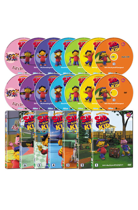 뉴 꼬마 과학자 시드 2집 14종세트 [7DVD+7CD] [SID THE SCIENCE KID]