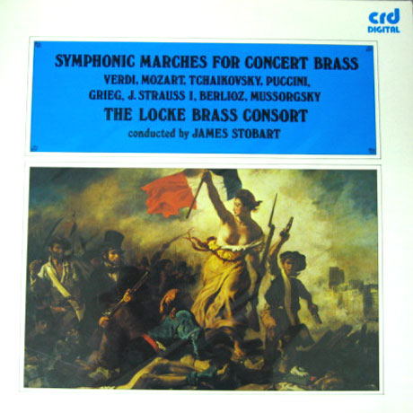 SYMPHONIC MARCHES FOR CONCERT BRASS/ JAMES STOBART [LP]