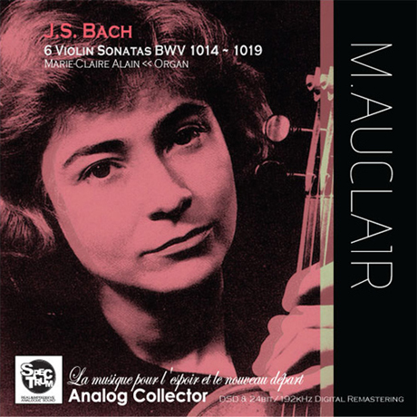 VIOLIN SONATAS/ MICHELE AUCLAIR [바흐: 소나타 전곡 - 미셸 오클레르]