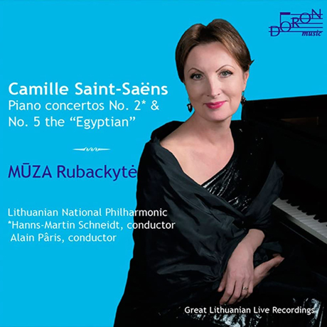 PIANO CONCERTOS NOS.2 & 5 ‘EGYPTIAN’ / MUZA RUBACKYTE [생상스: 피아노 협주곡 2 & 5번 ‘이집트’ - 무자 루바츠키테]