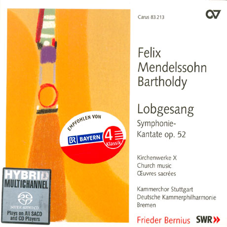 LOBGESANG, SYMPHONIE KANTATE OP.52/ FRIEDER BERNIUS [SACD HYBRID]