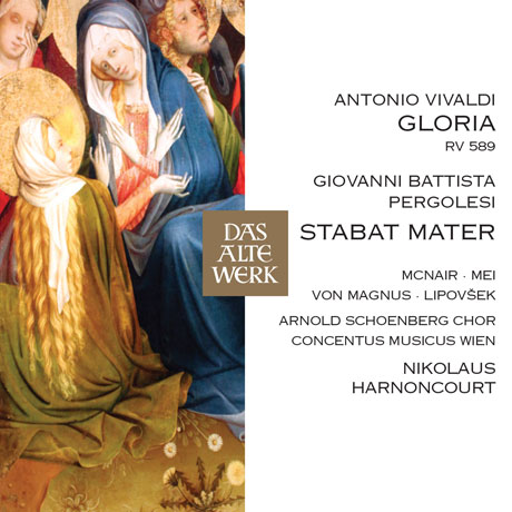 STABAT MATER & GLORIA RV 589/ NIKOLAUS HARNONCOURT [DAS ALTE WERK] [페르골레지: 스타바트 마테르 & 비발디: 글로리아 - 아르농쿠르]
