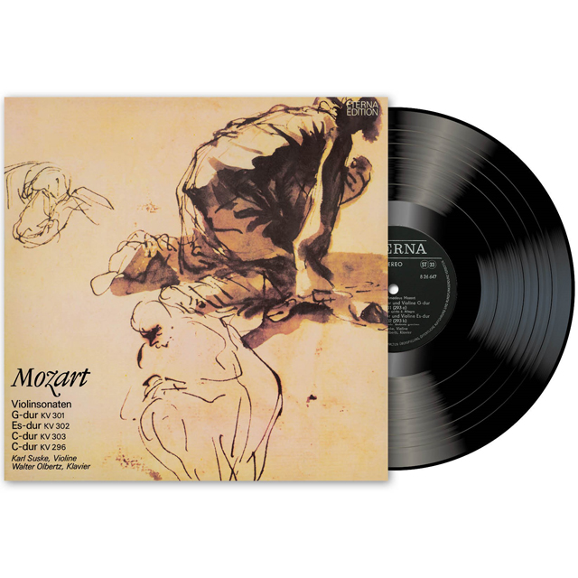 VIOLIN SONATAS KV301-303, 296/ KARL SUSKE, WALTER OLBERTZ [모차르트: 바이올린 소나타 3집 - 카를 주스케] [180G LP]