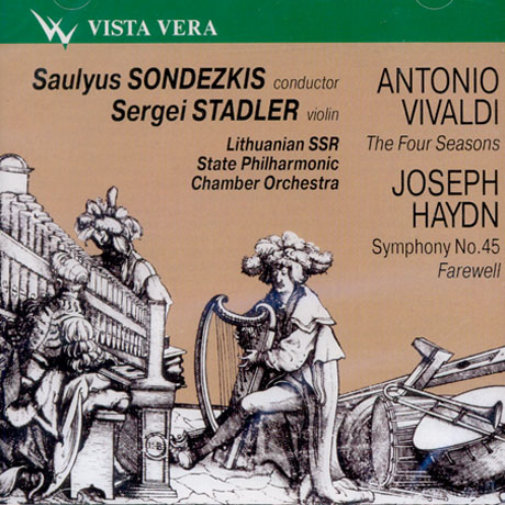 THE FOUR SEASONS, SYMPHONY NO.45/ SERGEI STADLER, SAULYUS SONDEZKIS