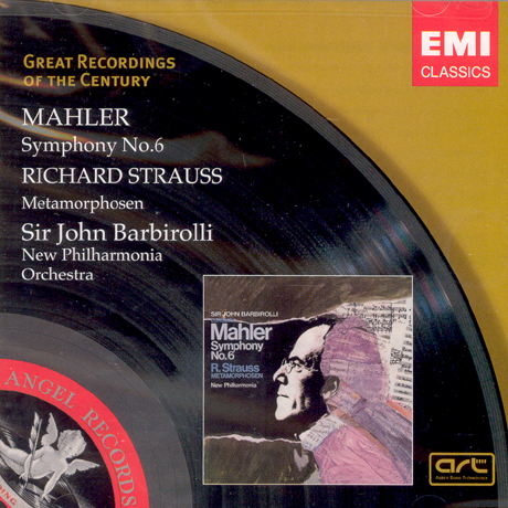 SYMPHONY NO.6 & METAMORPHOSEN/ JOHN BARBIROLLI [GROC] [말러: 교향곡 6번, 메타모르포젠 - 바비롤리]