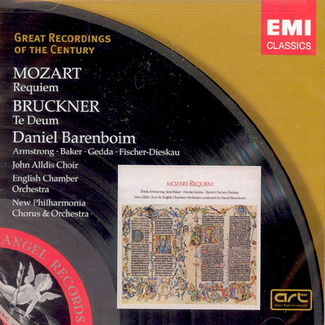 REQUIEM, TE DEUM/ DANIEL BARENBOIM [GREAT RECORDINGS OF THE CENTURY]