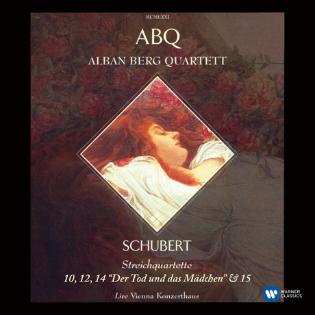 STRING QUARTETS NOS.10,12,14/ ALBAN BERG QUARTETT [ORIGINAL JACKET] [슈베르트: 현악 사중주 <죽음과 소녀>실황]