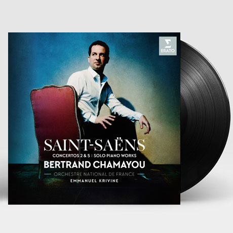 PIANO CONCERTOS NOS.2 & 5/ BERTRAND CHAMAYOU, EMMANUEL KRIVINE [생상스: 피아노 협주곡 2, 5번 - 샤마유] [LP]