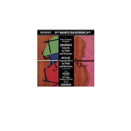 CONCERTO FOR VIOLIN AND ORCHESTRA ETC/ JOSEPH FUCHS, EUGENE GOOSSENS [LP]