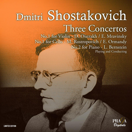 THREE CONCERTOS/ DAVID OISTRAKH, LEONARD BERNSTEIN, MSTISLAV ROSTROPOVICH [SACD HYBRID]