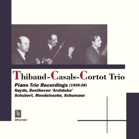 PIANO TRIO RECORDINGS 1926-28 [카잘스 트리오 전집]