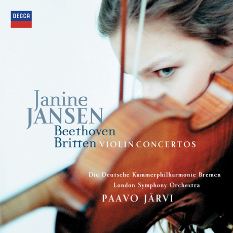 BEETHOVEN & BRITTEN VIOLIN CONCERTOS/ PAAVO JARVI [베토벤 & 브리튼: 바이올린 협주곡 - 예르비, 야니네 얀센]