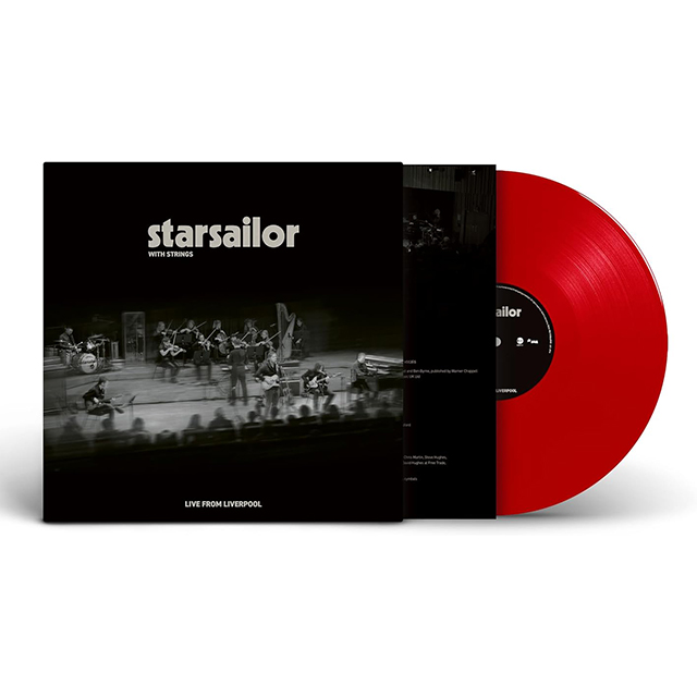 STARSAILOR WITH STRINGS: LIVE FROM LIVERPOOL [RECYCLED RED LP]
