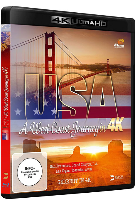 USA: A WEST COAST JOURNEY IN [4K UHD] [미국 서부 여행]