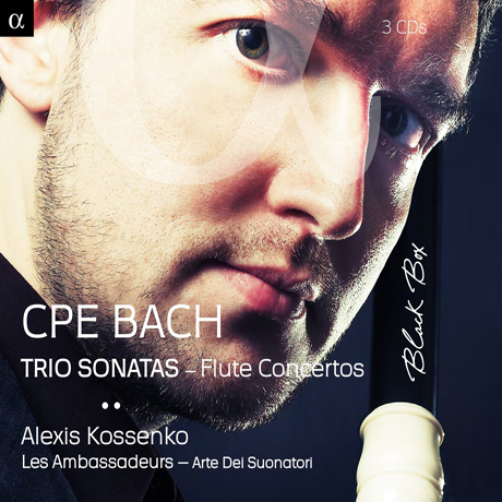 TRIO SONATAS & FLUTE CONCERTOS/ ALEXIS KOSSENKO [C.P.E. 바흐: 트리오 소나타와 플루트 협주곡집]
