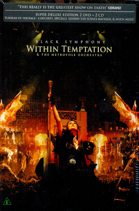 BLACK SYMPHONY: THE METROPOLE ORCHESTRA [2DVD+2CD-PAL방식] [위딘 템테이션: 2008 네덜란드 라이브]